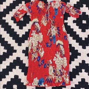 XS FashionNova red pencil dress